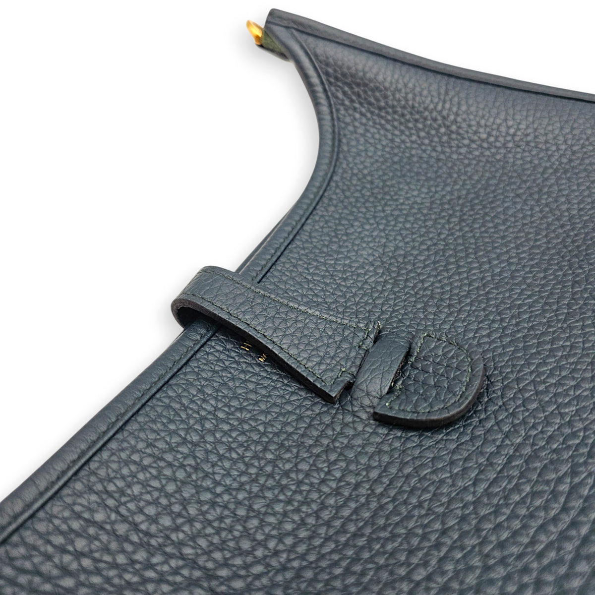 Evelyne 29 Vert Cypres in Clemence Gold hardware