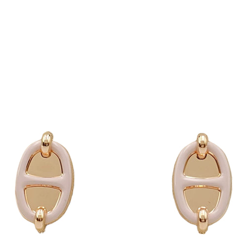 Mini Maillon Earrings Rose Candeur Earrings Rose Gold hardware