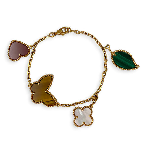 Lucky Alhambra Bracelet, 4 Motifs Bracelet in Multi-colour