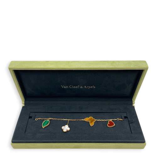 Lucky Alhambra Bracelet, 4 Motifs Bracelet in Multi-colour