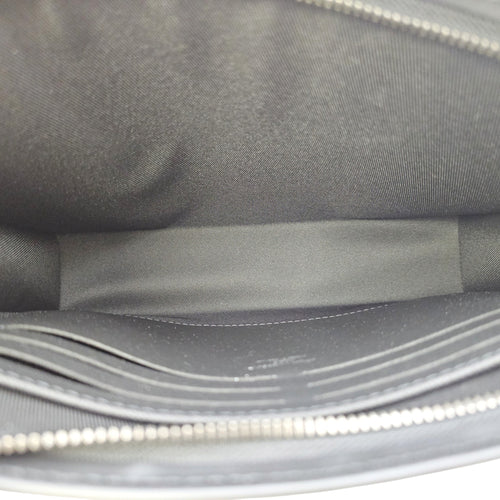 Voyage MM Monogram Eclipse Pouch in Coated Canvas Silver hardware