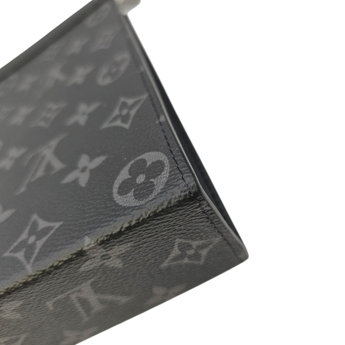 Voyage MM Monogram Eclipse Pouch in Coated Canvas Silver hardware