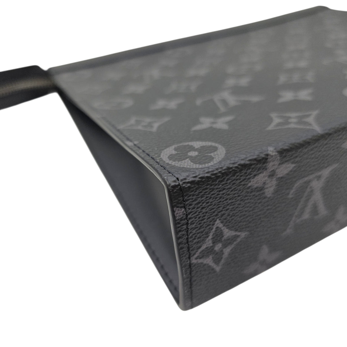 Voyage MM Monogram Eclipse Pouch in Coated Canvas Silver hardware