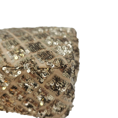 Classic 24 Gold Shoulder Bag in Sequins Silver hardware