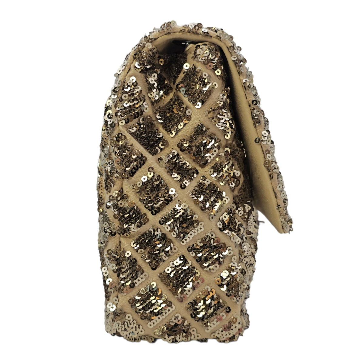 Classic 24 Gold Shoulder Bag in Sequins Silver hardware