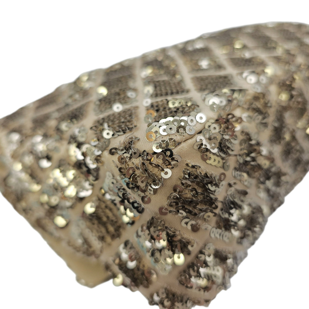 Classic 24 Gold Shoulder Bag in Sequins Silver hardware