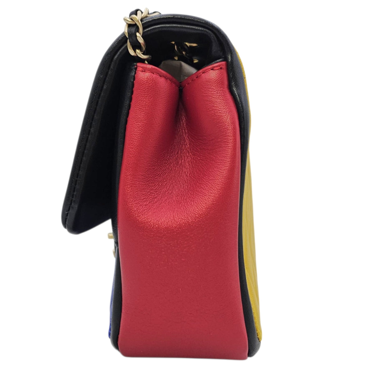 Seasonal CC 26 Multi-colour Shoulder Bag in Calfskin Gold hardware