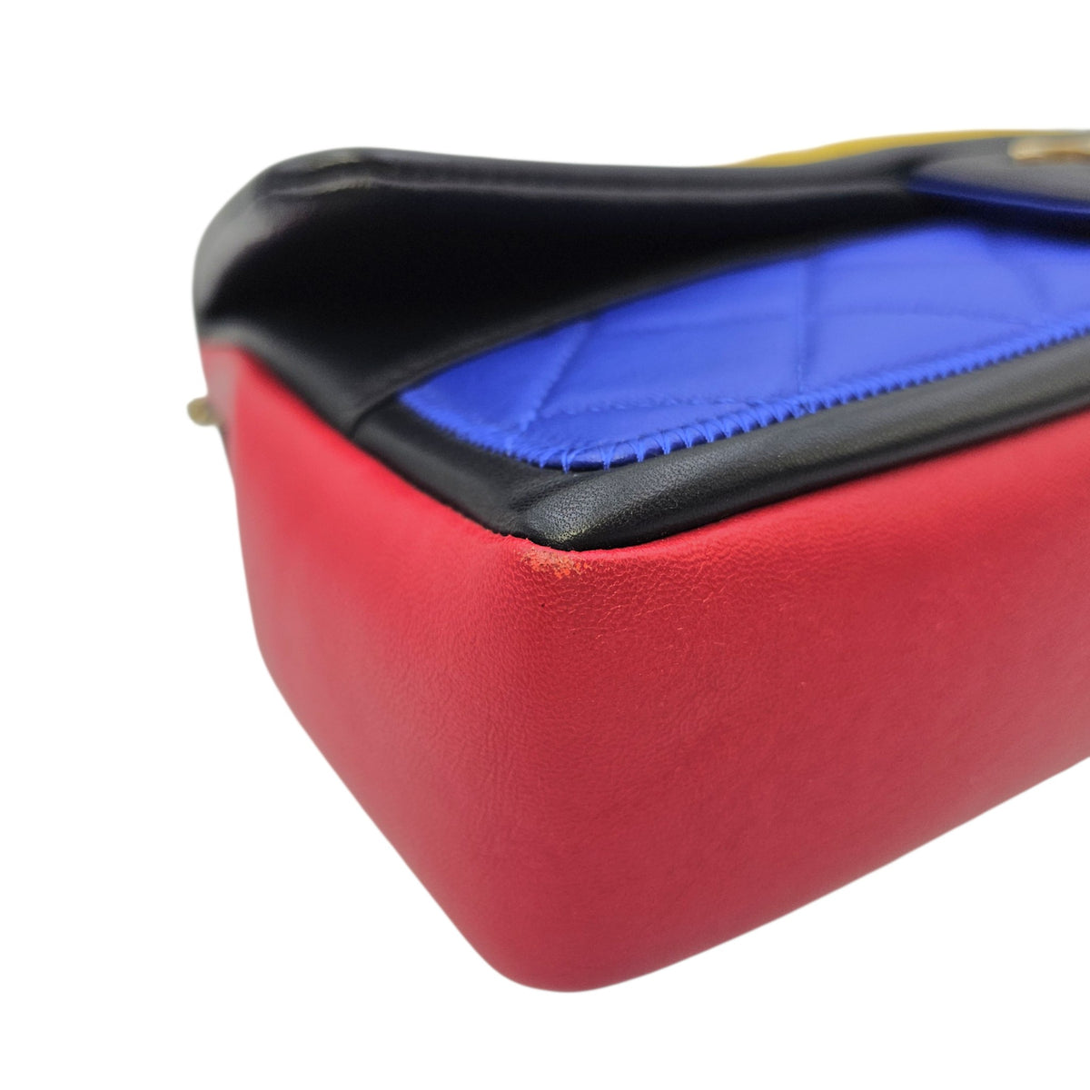 Seasonal CC 26 Multi-colour Shoulder Bag in Calfskin Gold hardware