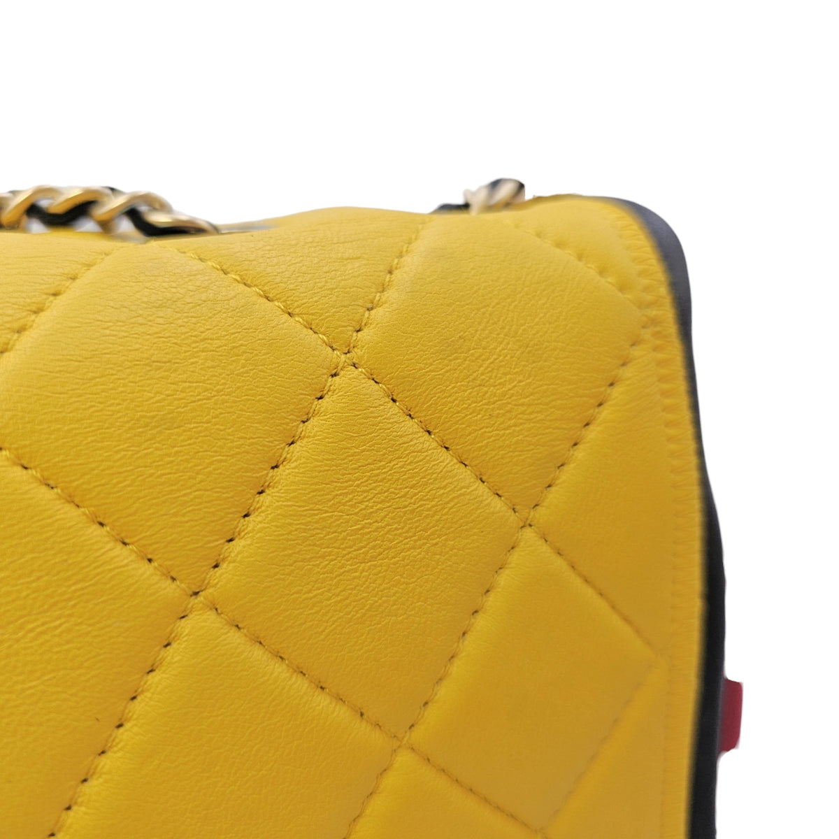 Seasonal CC 26 Multi-colour Shoulder Bag in Calfskin Gold hardware