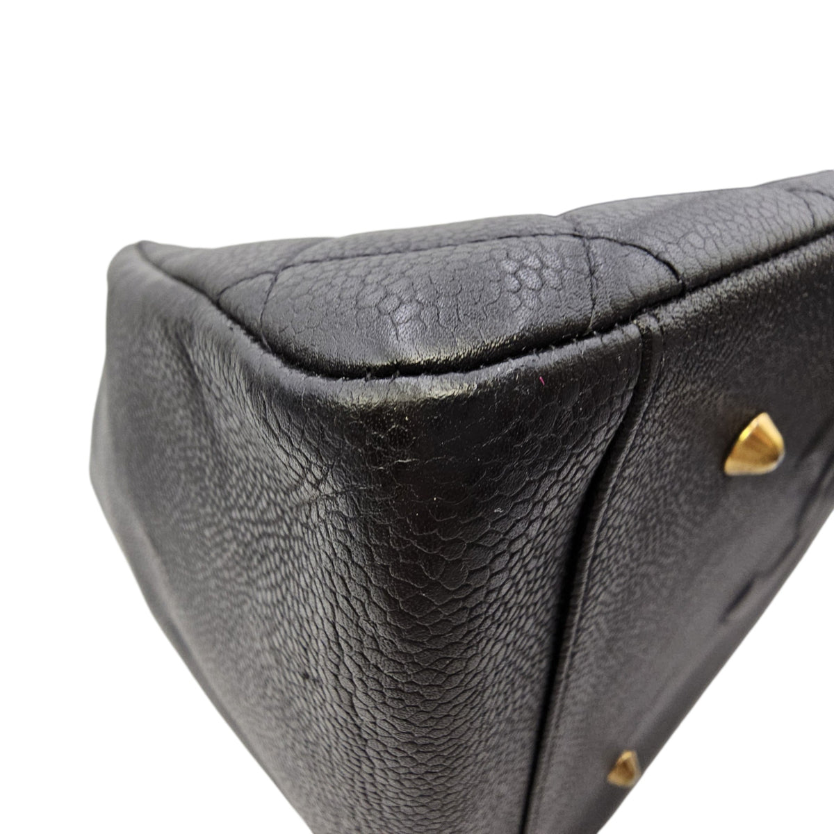 GST 39cm Black Tote Bag in Caviar Leather Gold hardware