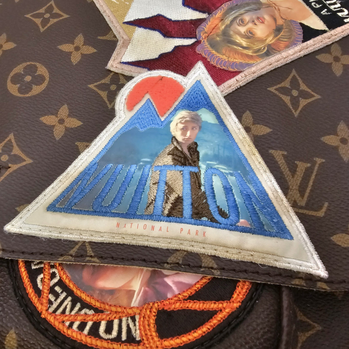 LV x Cindy Sherman Camera Bag Brown Messenger in Monogram Coated Canvas Gold hardware