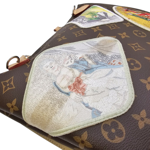 LV x Cindy Sherman Camera Bag Brown Messenger in Monogram Coated Canvas Gold hardware