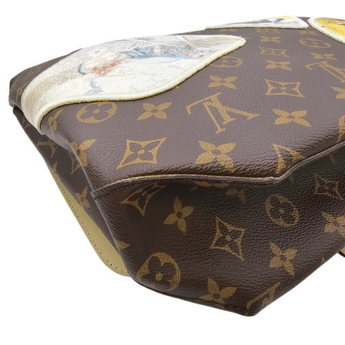 LV x Cindy Sherman Camera Bag Brown Messenger in Monogram Coated Canvas Gold hardware