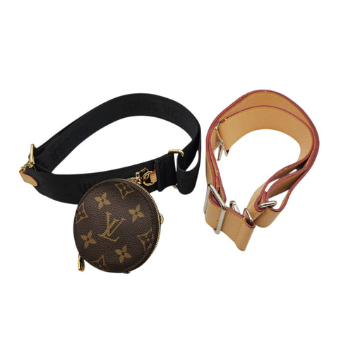 LV x Cindy Sherman Camera Bag Brown Messenger in Monogram Coated Canvas Gold hardware