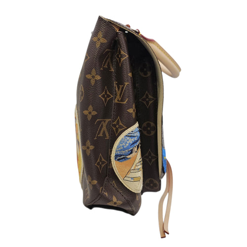 LV x Cindy Sherman Camera Bag Brown Messenger in Monogram Coated Canvas Gold hardware