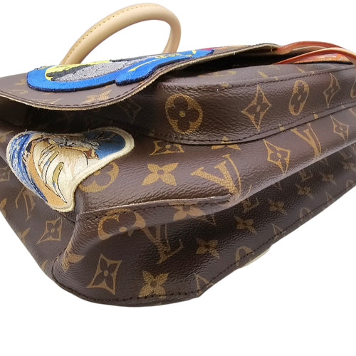 LV x Cindy Sherman Camera Bag Brown Messenger in Monogram Coated Canvas Gold hardware
