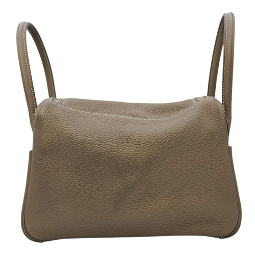 Lindy 26 Etoupe in Clemence Palladium hardware
