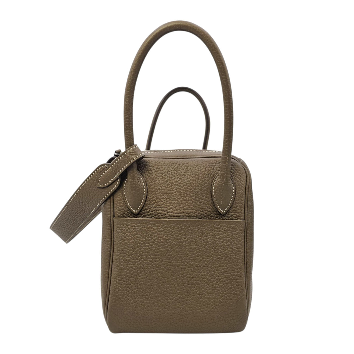 Lindy 26 Etoupe in Clemence Palladium hardware