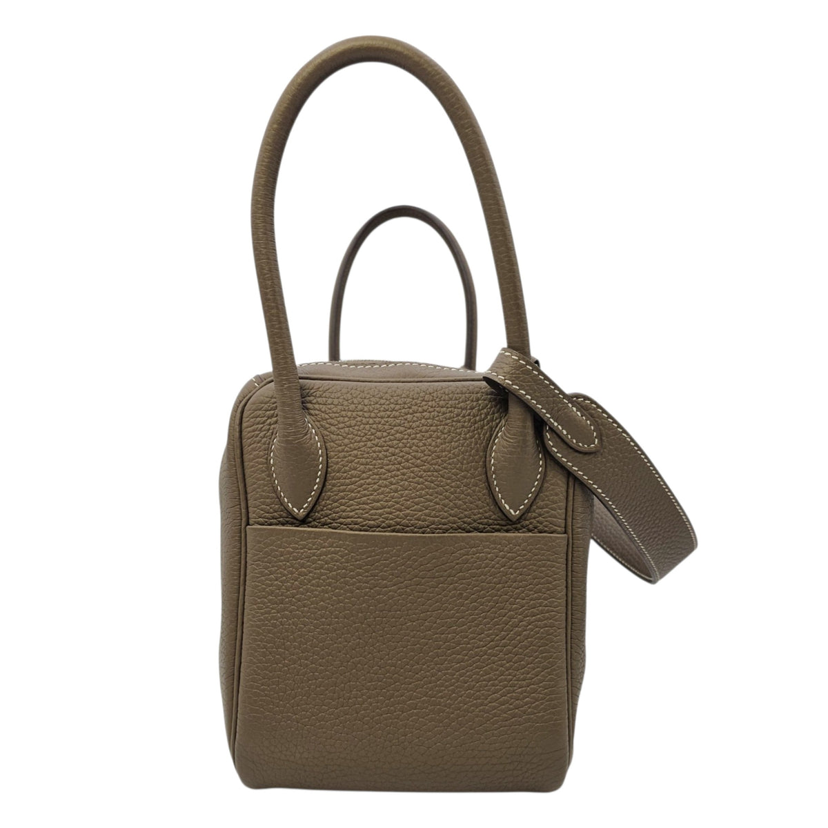 Lindy 26 Etoupe in Clemence Palladium hardware