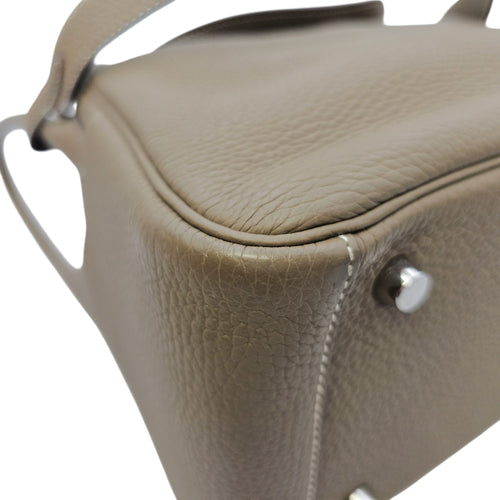 Lindy 26 Etoupe in Clemence Palladium hardware