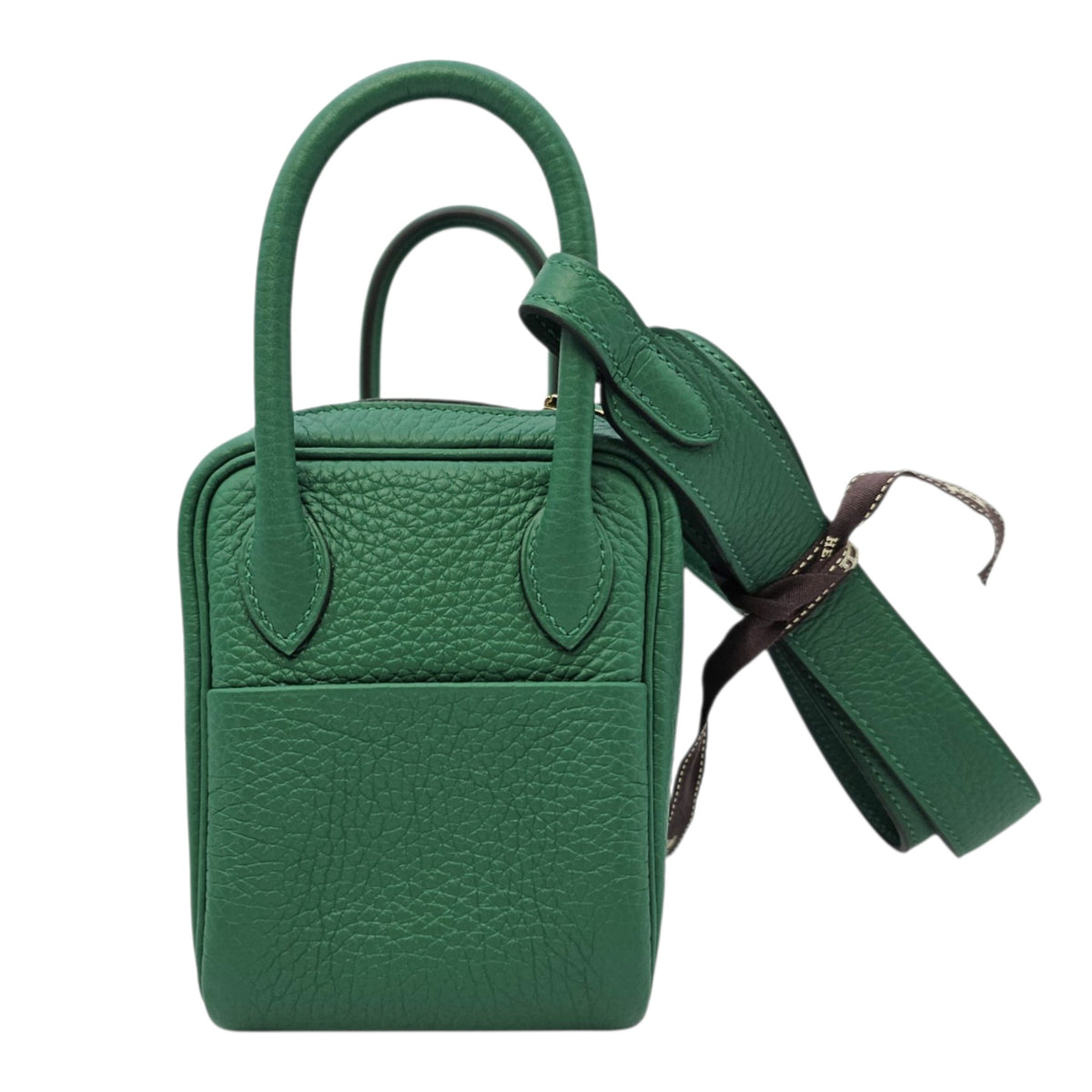 Lindy II Mini Vert Vertigo in Clemence Gold hardware