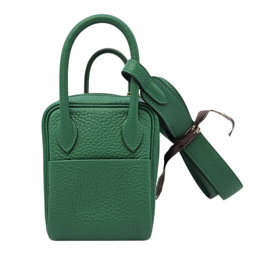 Lindy II Mini Vert Vertigo in Clemence Gold hardware