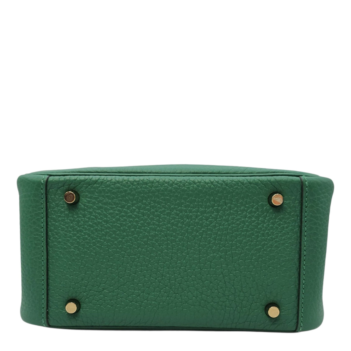 Lindy II Mini Vert Vertigo in Clemence Gold hardware