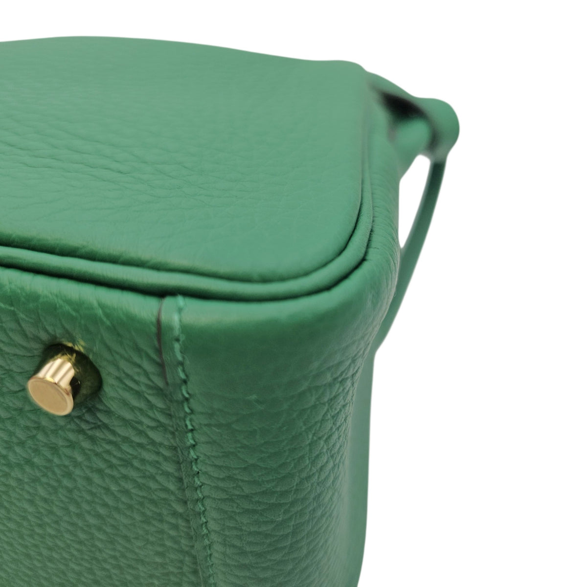 Lindy II Mini Vert Vertigo in Clemence Gold hardware