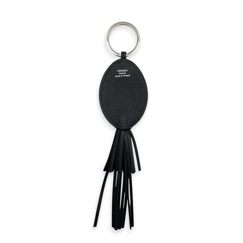 Poulpe Key Ring Noir Key ring in Epsom Palladium hardware