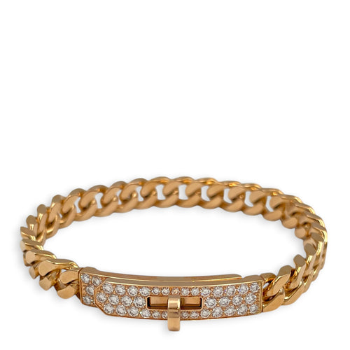 (PSPM) Kelly Gourmette, 41 Diamonds, 0.90 Carat SH Bracelet