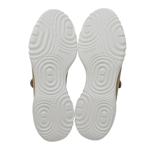 Neptune Ballet Flat. Sz:37 Kraft Flats in Suede Leather