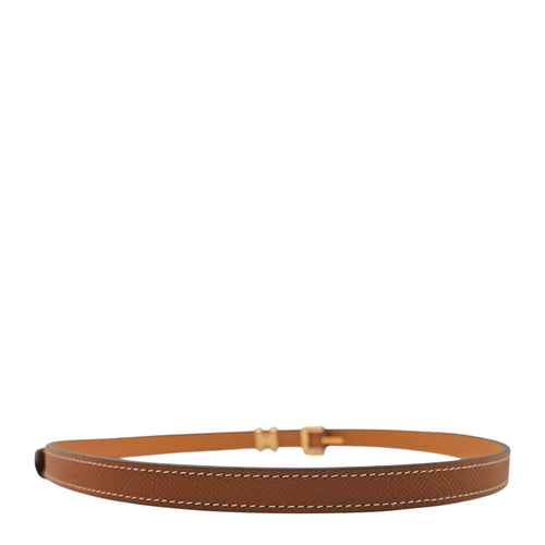 Pop H 15 Belt. Sz: 85cm  Gold Belt in Epsom Gold hardware