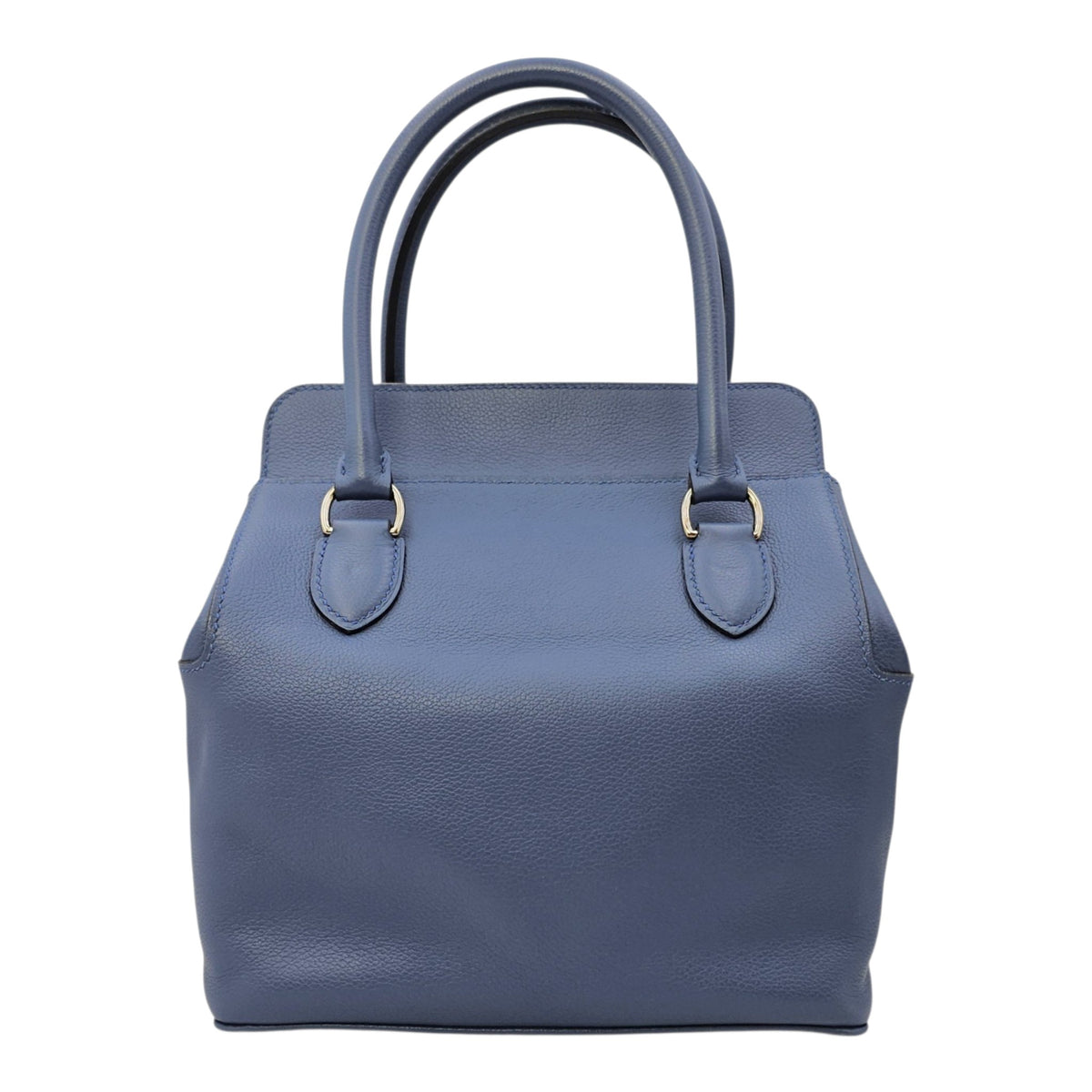 Toolbox  20 Blue Agate/Gris mouette in Evercolor Palladium hardware