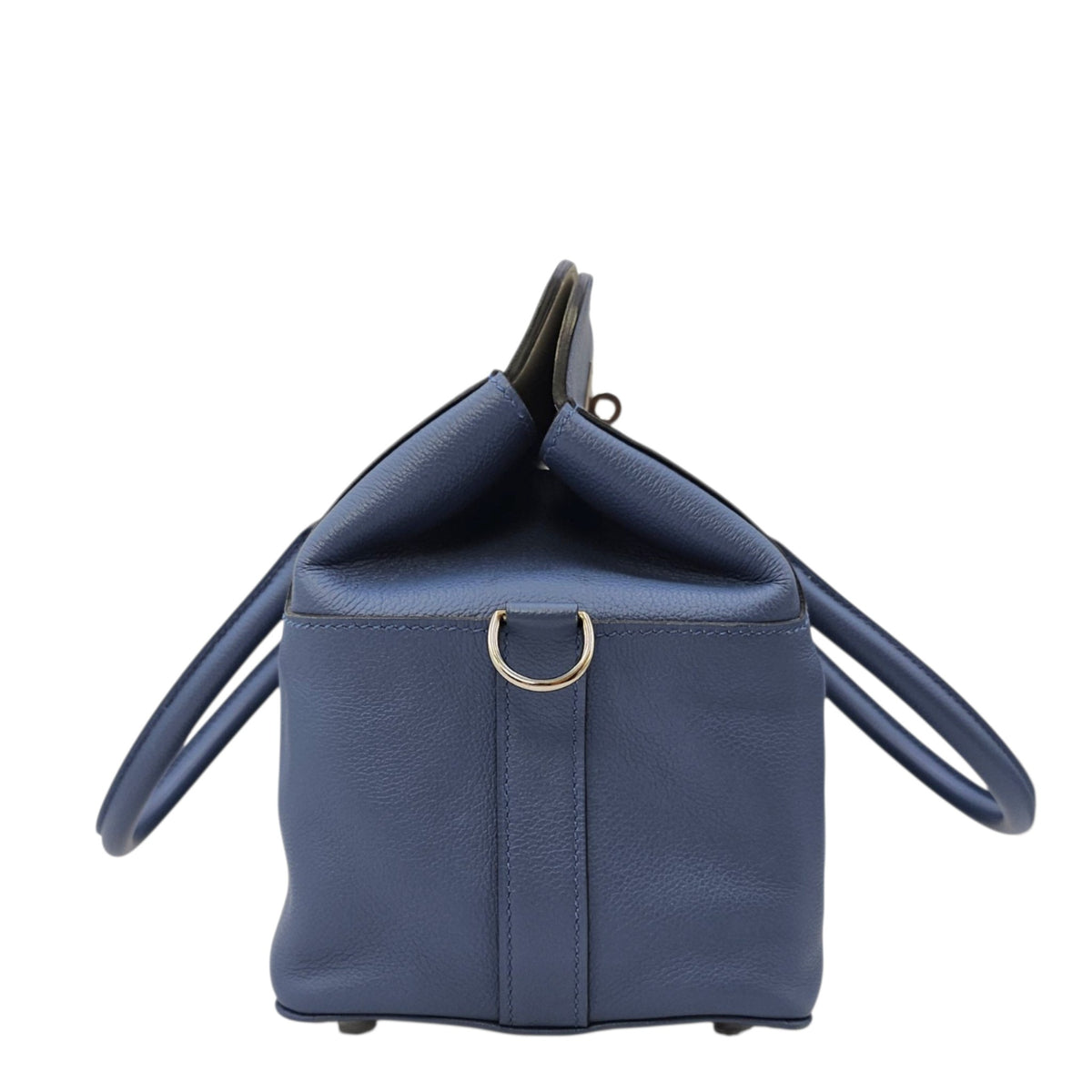 Toolbox  20 Blue Agate/Gris mouette in Evercolor Palladium hardware
