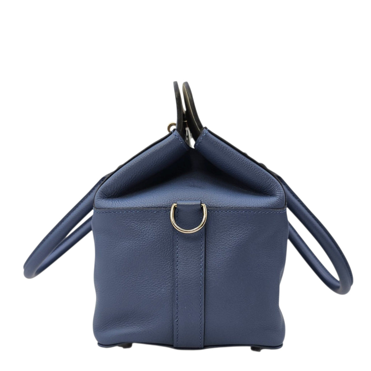 Toolbox  20 Blue Agate/Gris mouette in Evercolor Palladium hardware