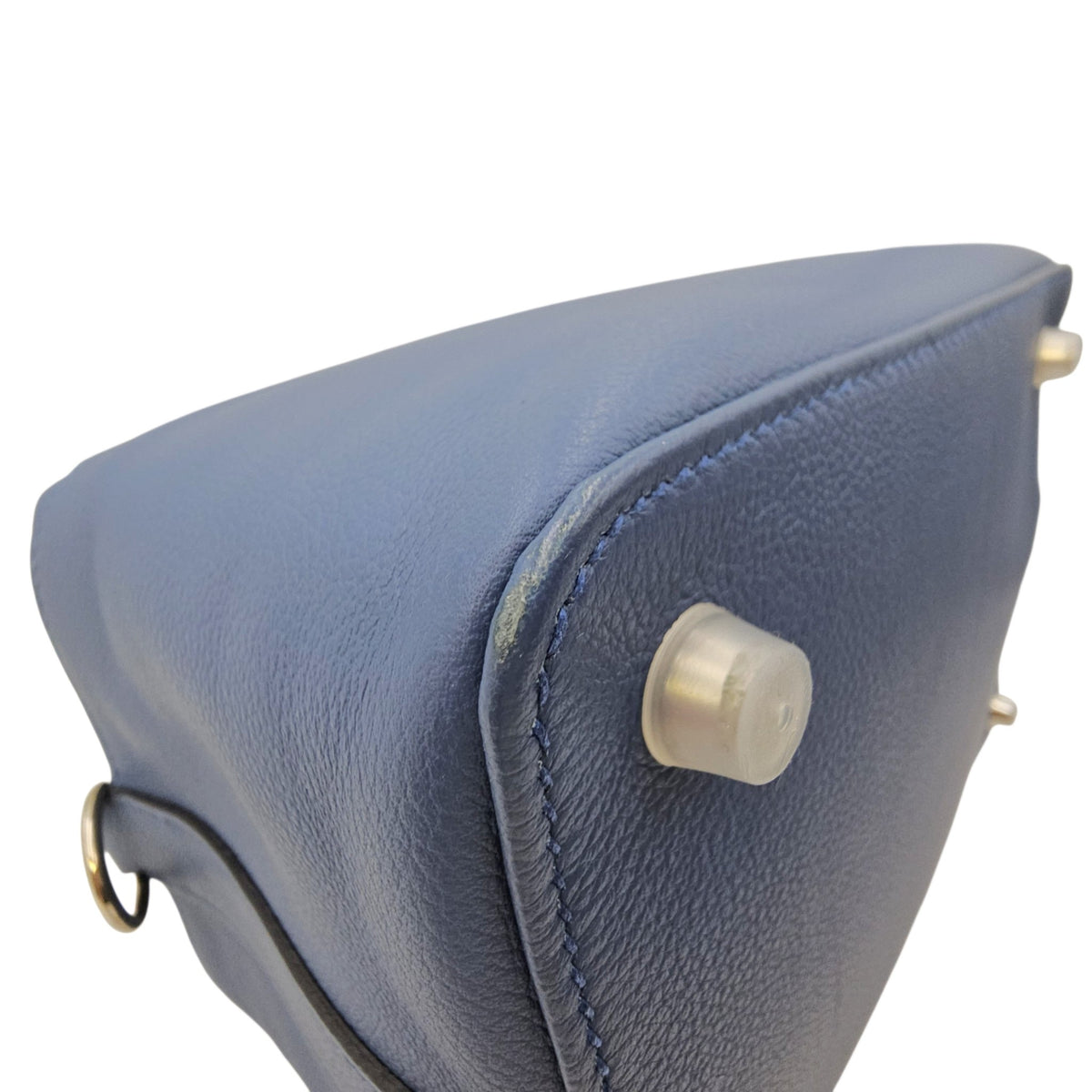 Toolbox  20 Blue Agate/Gris mouette in Evercolor Palladium hardware
