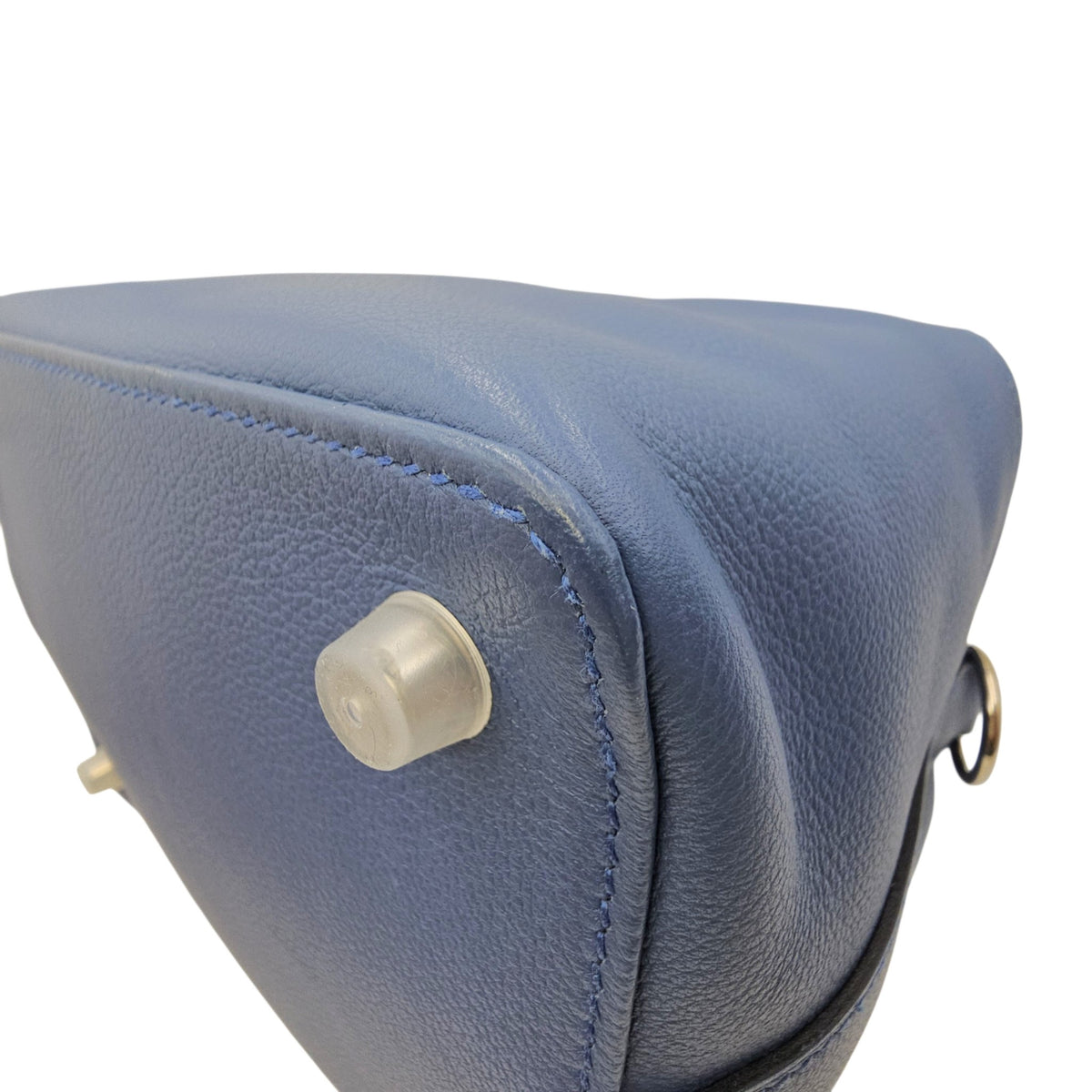Toolbox  20 Blue Agate/Gris mouette in Evercolor Palladium hardware
