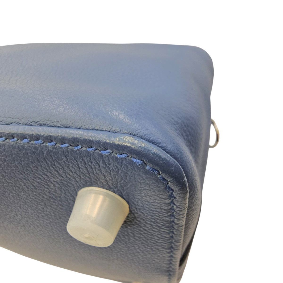 Toolbox  20 Blue Agate/Gris mouette in Evercolor Palladium hardware