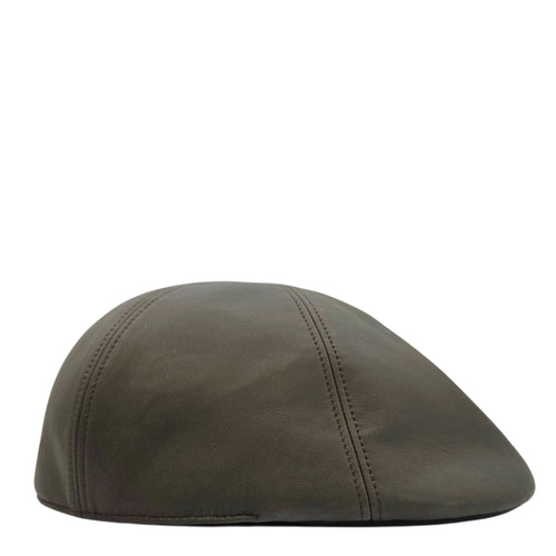 Saint -Honore Beret  Green Hat in Lambskin