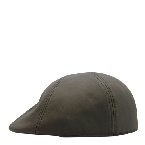 Saint -Honore Beret  Green Hat in Lambskin