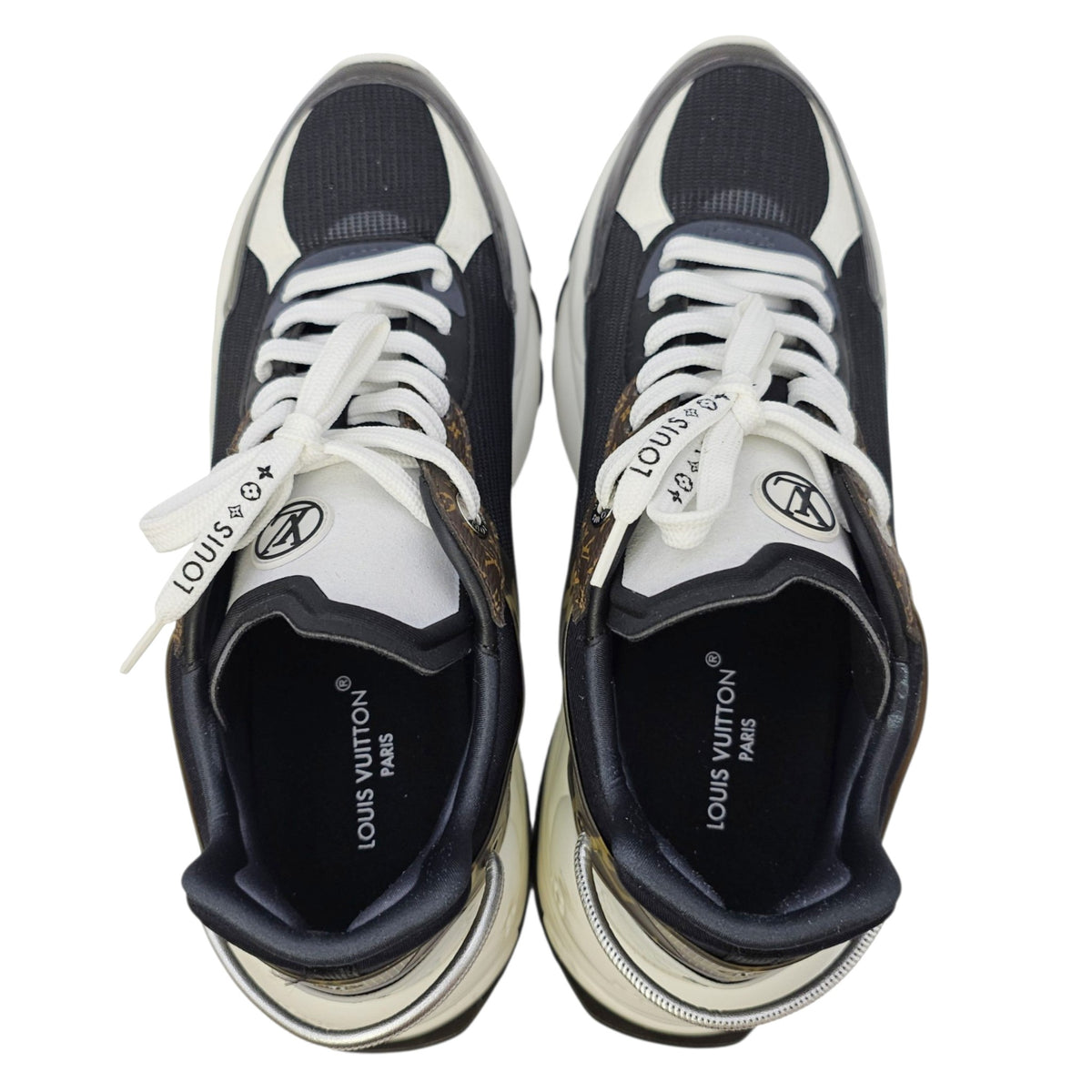 Run 55  40 Multi-colour Sneakers in Monogram Coated Canvas