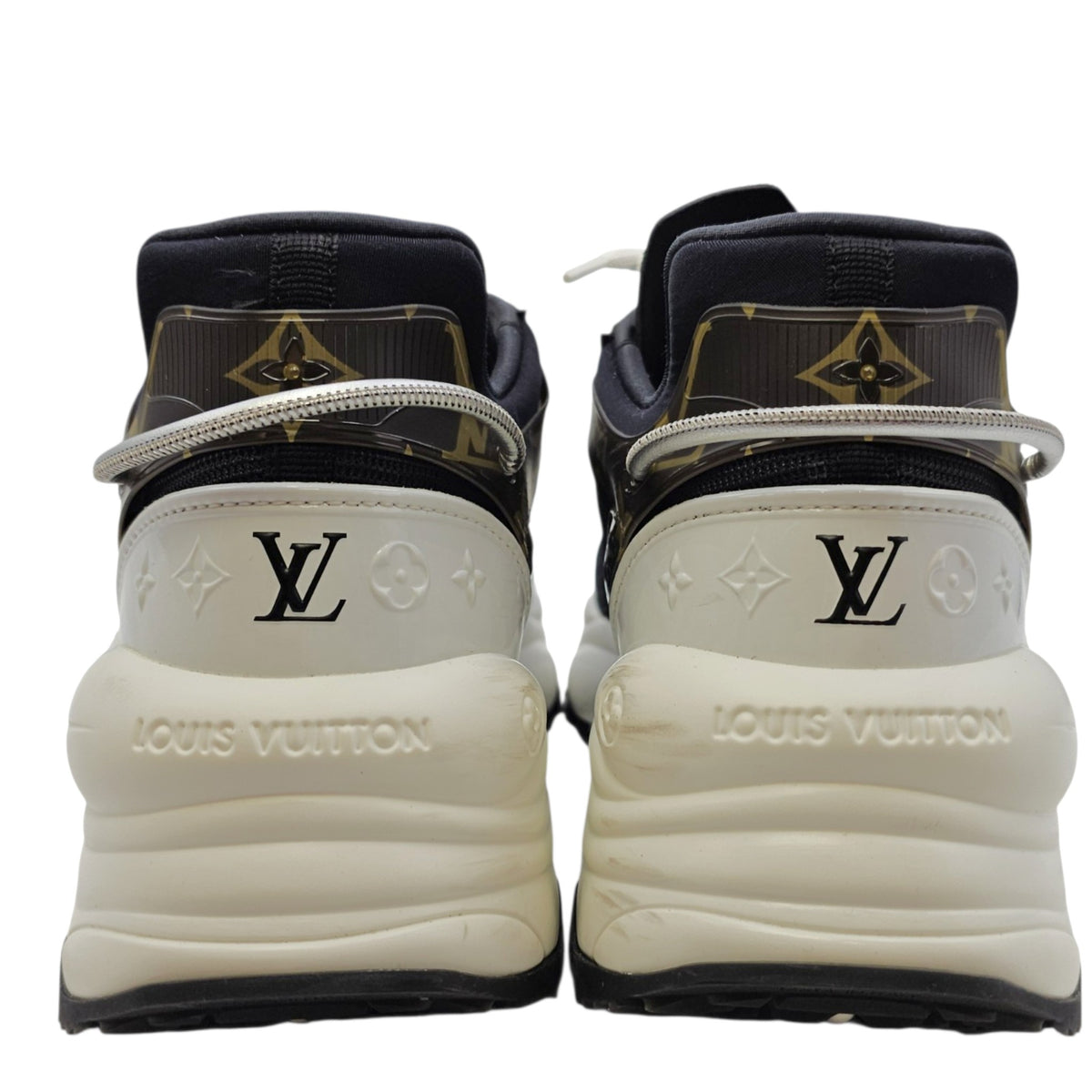 Run 55  40 Multi-colour Sneakers in Monogram Coated Canvas