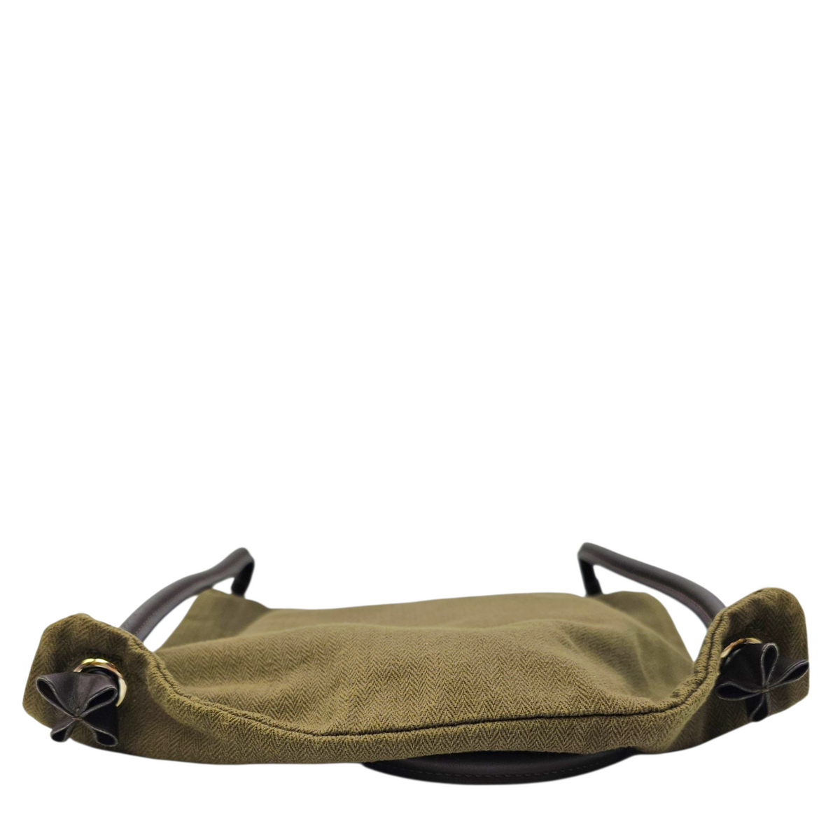 Maline Grooming Bag Kaki/Ebene in Canvas Palladium hardware