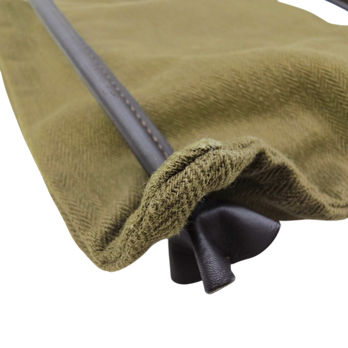 Maline Grooming Bag Kaki/Ebene in Canvas Palladium hardware