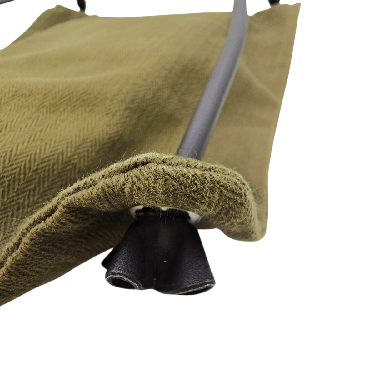 Maline Grooming Bag Kaki/Ebene in Canvas Palladium hardware