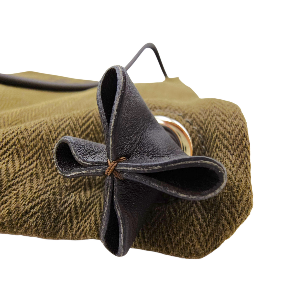 Maline Grooming Bag Kaki/Ebene in Canvas Palladium hardware