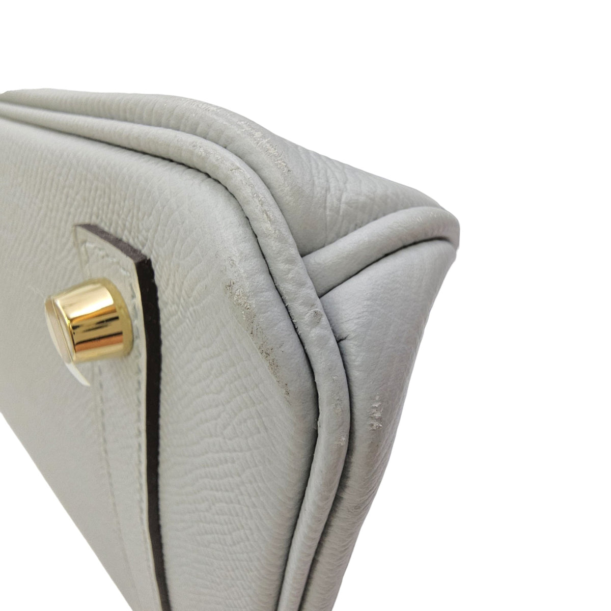 Birkin 30 Gris Mouette in Epsom Gold hardware