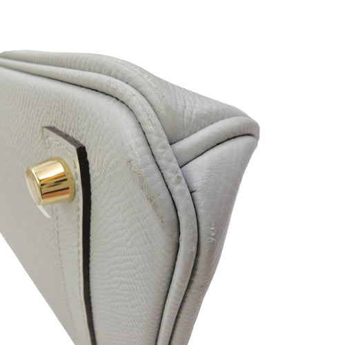 Birkin 30 Gris Mouette in Epsom Gold hardware