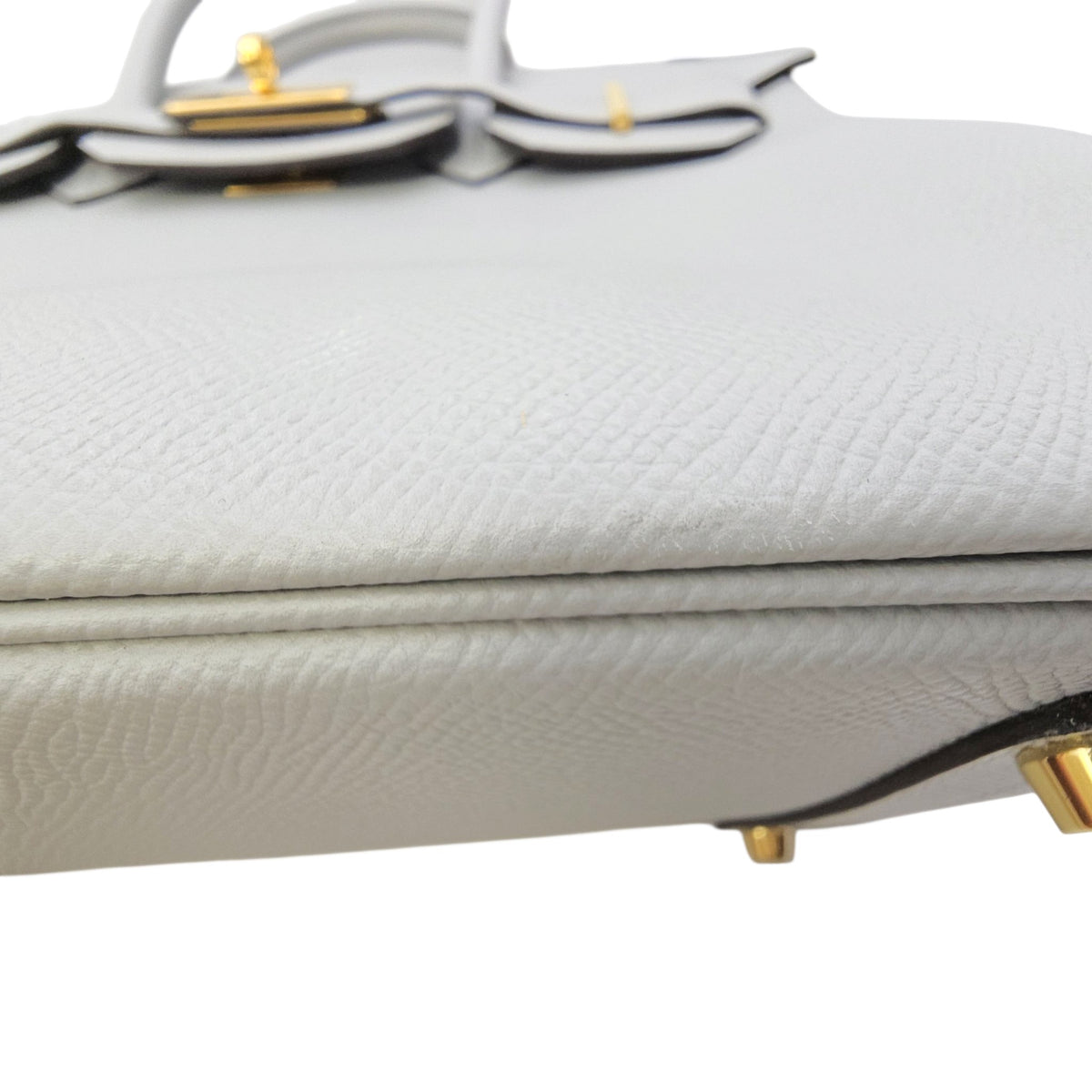 Birkin 30 Gris Mouette in Epsom Gold hardware