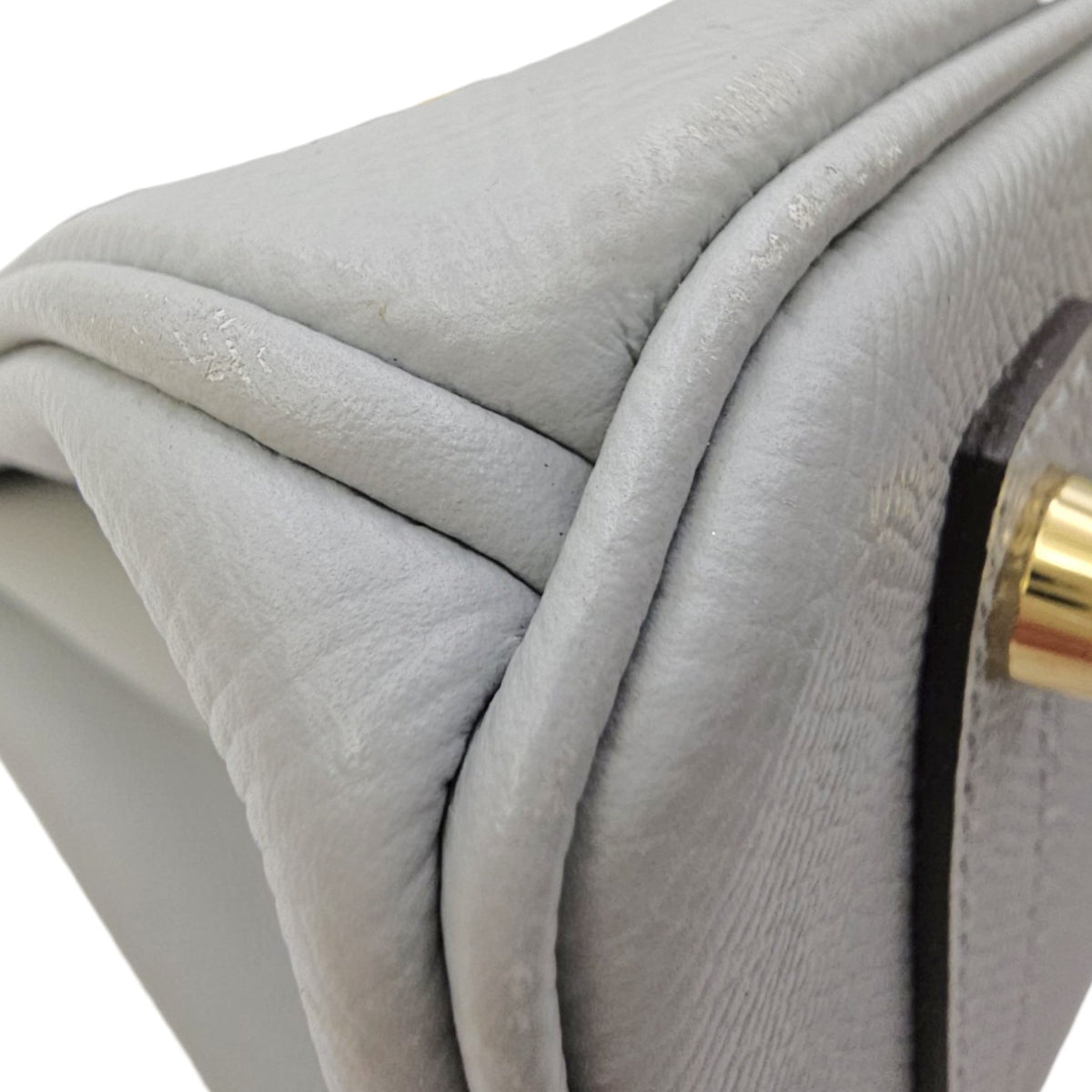 Birkin 30 Gris Mouette in Epsom Gold hardware